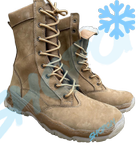Берці зимові черевики тактичні чоловічі, туфлі тактичні чоловічі берці зимові, натуральна шкіра, розмір 44, Bounce ar. MO-TH-1444, колір койот - зображення 1