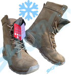 Берці зимові черевики тактичні чоловічі, туфлі тактичні чоловічі берці зимові, натуральна шкіра, розмір 43, Bounce ar. MO-TW-1243, колір койот - зображення 1