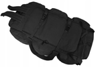 Тактична сумка-рюкзак 2в1 Mil-Tec Combat Duffle 98л ремінець знімний Чорний - зображення 5