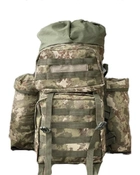 Рюкзак тактический военный EKIPINUA 90 литров Мягкая спинка Мультикам - изображение 4