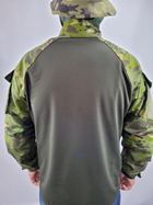 Рубашка мужская военная тактическая с липучками ВСУ (ЗСУ) Ubaks Убакс 20221840 7250 XXL 54 р зеленая (SKU_4363148) - изображение 3