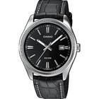 Мужские часы Casio MTP-1302PL-1AVEF Серебро с черным