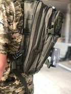 Тактический армейский военный рюкзак MIL-TEC ASSAULT® SMALL 20 л. Olive, ОРИГИНАЛ, MIL-TEC олива - изображение 3