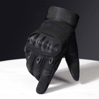 Перчатки тактические Primo Carbon полнопалые, сенсорные, размер L - Black - изображение 5