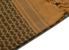 Платок шарф арафатка, шемаг, куфия 110см - Black/Khaki - изображение 8