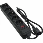 Сетевой фильтр питания Patron 1 m3*1mm2 (SP-1053U) 5 розеток BLACK (EXT-PN-SP-1053U) (154458)