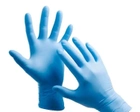 Перчатки нитриловые Mediok размер М голубые 100 шт - изображение 1