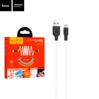 USB кабель Hoco X21 Plus "Silicone" micro USB 1М чорно-білий