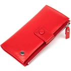 Яркий женский стильный кошелек-клатч ST Leather Wallet&nbsp;19374 Красный