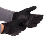 Перчатки тактические с закрытыми пальцами Zelart 8790 размер M Black - изображение 5