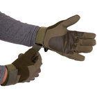 Перчатки тактические с закрытыми пальцами Zelart 8790 размер L Olive - изображение 6