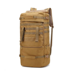 Рюкзак тактический Smartex 3P Tactical 60 ST-069 khaki - изображение 2