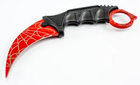 Нож керамбит CS GO, красный - изображение 2