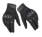 Тактические перчатки полнопалые Oakley черные размер L (11718) - изображение 5