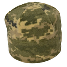 Шапка мужская флисовая тактическая зимняя военная армейская шапка Alex F21300 Универсальный Пиксель - изображение 1