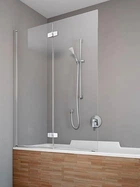 Штора для ванны Radaway Fuenta New PND 120x150 стекло прозрачное левая (208212-01L)
