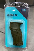 Рукоятка пистолетная FAB Defence GRADUS для AK, ОЛИВА, прорезиненная для AK-47/74, AKM, AKS-74U - изображение 1