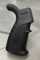 Рукоятка пистолетная прорезиненная для AR15 DLG TACTICAL (DLG-123), цвет Черный, с отсеком, "бобровый хвост" - изображение 3