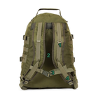 Тактичний похідний міцний рюкзак 5.15.b з органайзером 40 літрів олива - зображення 4