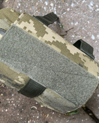 Тактическая аптечка быстросъемная сумка повышенной плотности Cordura 1000d (Украина) Пиксель - изображение 4
