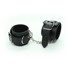 Кожаные наручники Чёрный ( 130 092 )