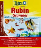 Корм Tetra Rubin Granules у вигляді гранул всіх видів прісноводних риб, що повільно тонуть.