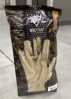 Перчатки зимние флисовые Wolftrap пальцевые цвет Койот тактические перчатки зимние универсальний размер M-L - изображение 3