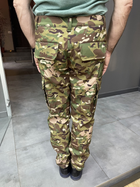 Штаны тактические софтшелл с флисом Special, размер XXL, Мультикам, утепленные штаны для военных - изображение 5