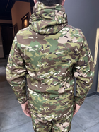 Куртка тактична Special, Softshell, Мультикам, розмір M, демісезонна флісова куртка для військових софтшел - зображення 9