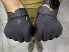 Перчатки тактические First Tactical, Черные, размер L, стрейч, мужские, сенсор, защита от травм, вентиляция - изображение 3