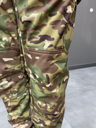Штани тактичні софтшел із флісом Special, розмір M, Мультикам, утеплені штани для військових - зображення 3