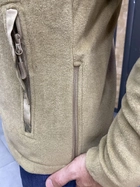Армейская Кофта флисовая WOLFTRAP, теплая, размер M, цвет Серый, Камуфляжные вставки на рукава, плечи, карман - изображение 6