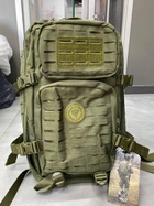 Військовий рюкзак 50 л WOLFTRAP, Оливковый, тактичний рюкзак для військових, армійський рюкзак для солдатів - зображення 1