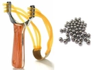 Рогатка спортивна Fervorfox + Кульки для рогатки сталеві, 8 мм (100 штук) - зображення 1