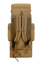 Рюкзак тактический раздвижной SKL K1006 черный, 70-85 л - изображение 3