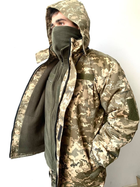 Куртка-бушлат військова Grin Піксель ЗСУ плащівка 56 розмір - зображення 1