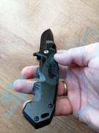Ніж тактичний, кишеньковий складаний ніж для рыблки, полювання, Bounce RZ-9316, чорний - зображення 3
