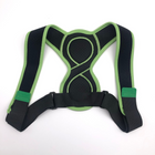 Корректор осанки эластичный Hempvana Straight-8 корсет для исправления кривизны позвоночника и разгрузки мышц спины Черный с зеленым - изображение 4