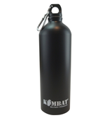 Фляга алюмінієва KOMBAT UK Aluminium Water Bottle 1000ml чорний Uni (kb-awb1000-blk) - зображення 1