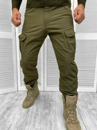 Тактичні штани Soft Shell Elite Olive S - зображення 1