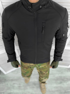 Тактична куртка Soft Shell Black S - зображення 1