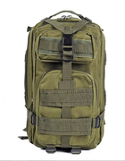 Тактичний військовий штурмовий рюкзак потрфель Oxford 600D 25л темно-зелений - зображення 3