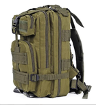 Тактичний військовий штурмовий рюкзак потрфель Oxford 600D 25л темно-зелений - зображення 4