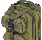 Тактичний військовий штурмовий рюкзак потрфель Oxford 600D 25л темно-зелений - зображення 6