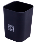 Стакан пластиковый Buromax Rubber Touch для письменных принадлежностей черный (BM.6352-01)