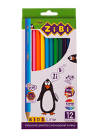 Олівці кольорові ZiBi Kids Line 12 кольорів (ZB.2414)