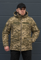 Куртка тактична зимова на блискавці з капюшоном L polk pixel - зображення 3