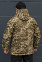 Куртка зимняя тактическая на молнии с капюшоном M polk pixel - изображение 5
