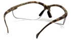 Тактичні захисні окуляри відкриті в камуфльованій оправі Pyramex Venture-2 Camo (clear) прозорі - зображення 2