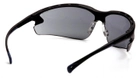 Спортивные очки с баллистическим стандартом защиты Pyramex Venture-3 (gray) Anti-Fog, серые - изображение 4